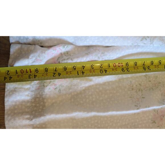 Vintage Victoria Nightgown by Gilligan O"Malley Pink White Floral Med Prairie - Picture 7 of 8